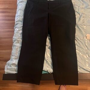 Old Navy Black High-Rise Pixie Pants
